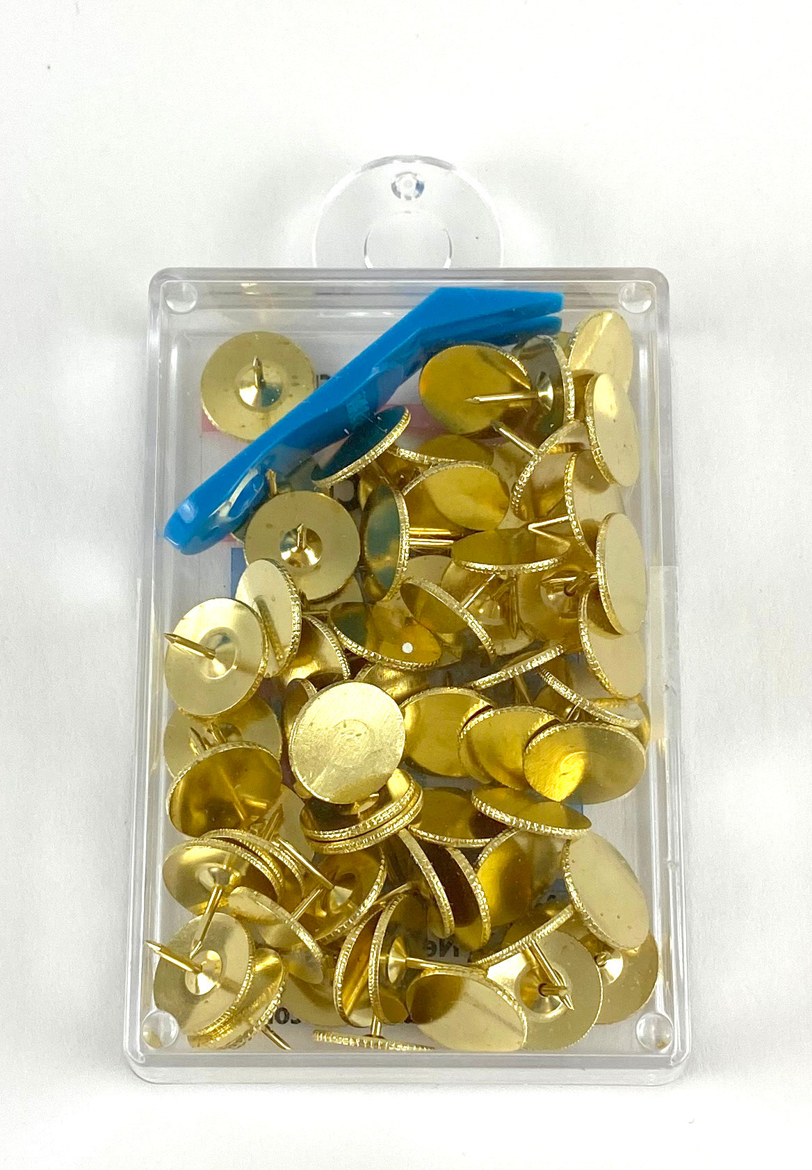 Brass Tacks with Remover & Case Non-rusting Thumb Tacks by