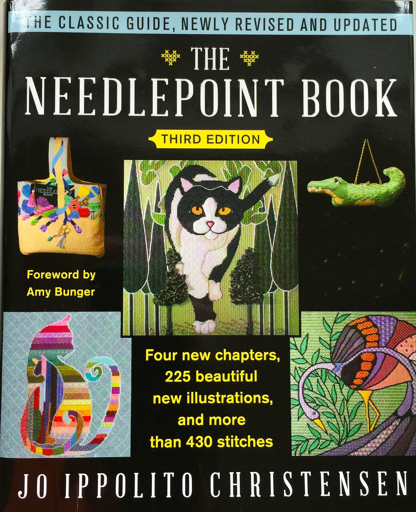 Book ~ The Needlepoint Book ~ Soft Cover by Jo Christensen 3rd Edition 436 Stitches