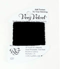 Very Velvet ~ Very Velvet #V201 "Black" 10 Yd. Needlepoint Stitching Thread by Rainbow Gallery