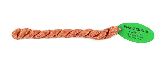 Silk Thread ~ BURNT GINGER 100% SILK Thread 30 Yard Skein #C-022 for Needlepoint from Wiltex