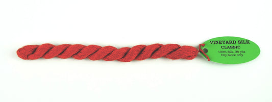 Silk Thread ~ POMEGRANATE 100% SILK Thread 30 Yard Skein #C-125 for Needlepoint from Wiltex