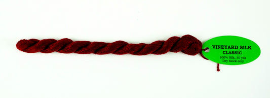 Silk Thread ~ RASPBERRY TRUFFLE 100% SILK Thread 30 Yard Skein #C-182 for Needlepoint from Wiltex