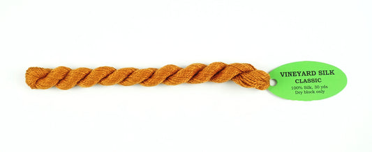 Silk Thread ~ AUTUMN ORANGE 100% SILK Thread 30 Yard Skein #C-193 for Needlepoint from Wiltex