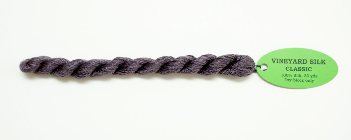 Vineyard Silk ~ Falcon Gray 100% SILK Thread 30 Yard Skein #C-242 for Needlepoint from Wiltex