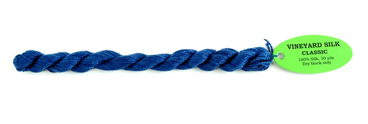 INSIGNIA BLUE 100% SILK Thread 30 Yard Skein #C-238 for Needlepoint from Wiltex
