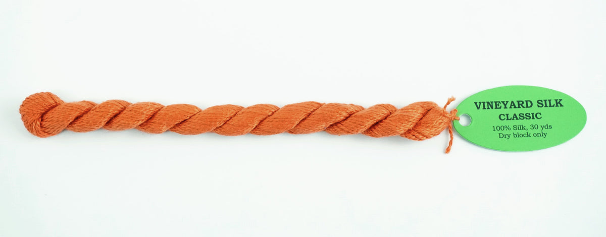 PERSIMMON 100% SILK Thread 30 Yard Skein #C-124 for Needlepoint from Wiltex