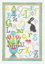 Kelly Clark Canvas – Springtime Alphabet Sampler handpainted Needlepoint Canvas