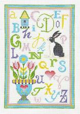 Kelly Clark Canvas – Springtime Alphabet Sampler handpainted Needlepoint Canvas