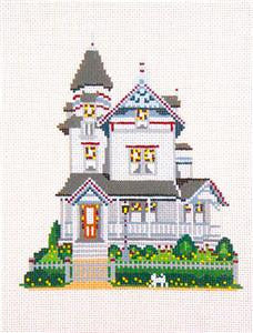 House ~ Beauclair's B & B Inn, Cape May, NJ handpainted Needlepoint Canvas by Needle Crossings