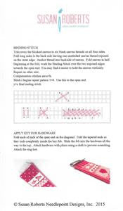 Key Tag ~ Hot Air Balloons Key Tag KIT handpainted Needlepoint Canvas by Susan Roberts