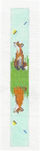 Key Tag ~ Red Fox Key Tag Fob Kit & Hardware handpainted Needlepoint by Susan Roberts