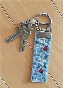 Key Tag ~ Sailing Boats Key Tag Fob Kit handpainted Needlepoint Canvas by Susan Roberts