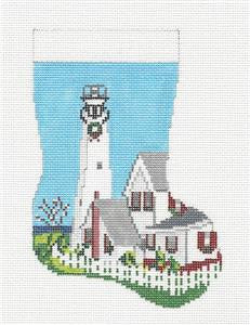 Stocking~Delaware handpainted Needlepoint Canvas~by Needle Crossings