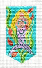 Scissor Case ~ Mazzy's Mermaid Necklace on handpainted Needlepoint Canvas by Danji