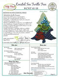 Kelly Clark Tree ~ Sea Turtle Sea Shore Tree & Stitch Guide handpainted Needlepoint Canvas