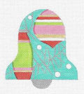 Bell~Christmas Bell Ornament handpainted Needlepoint Canvas by Raymond Crawford **SPECIAL ORDER**